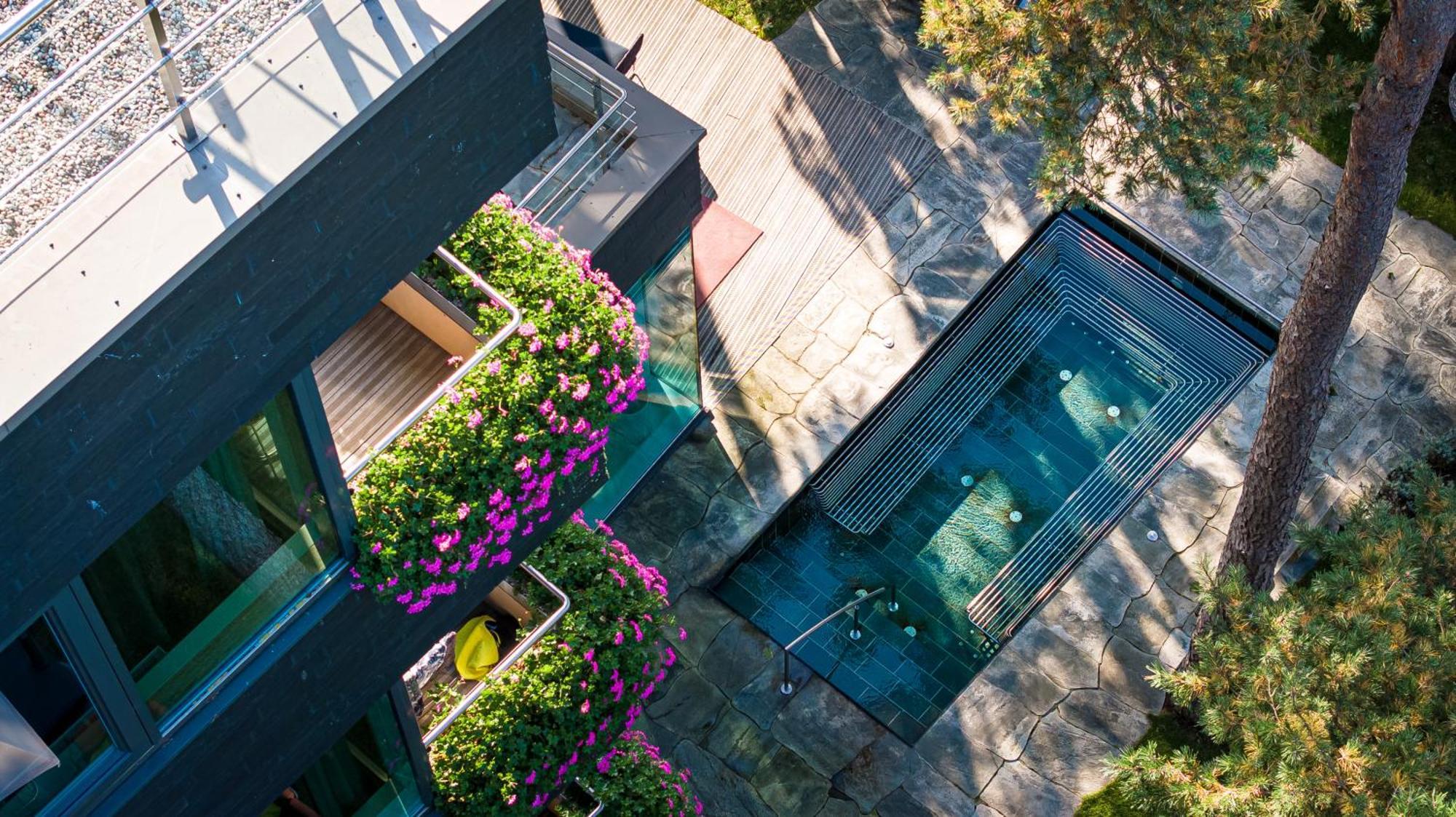 Palanga Life Balance Spa Hotel Exterior foto The glass floor of the observation deck