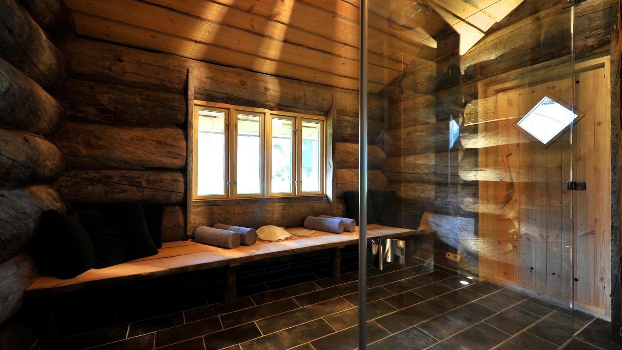 Palanga Life Balance Spa Hotel Exterior foto The interior of the sauna